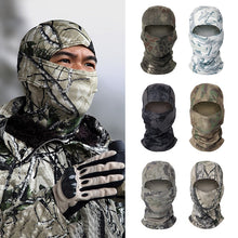 Load image into Gallery viewer, Winter Military Balaclava Outdoor Warm Fleece Cycling Snowboard Hood Protection Army Tactical Hat Face Cover Multicam Bandana