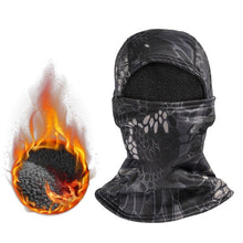 Load image into Gallery viewer, Winter Military Tactical Balaclava Warm Fleece Thermal Ski Snowboard Face Mask Cycling Hunting Airsoft Camo Hats Scarf