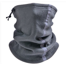 Load image into Gallery viewer, Neck Gaiters Winter Thermal Warm Scarf Reflective Strip Half Face Mask For Night Cycling Running Polar Fleece Bandana Neck Ear Warmer Gaiter