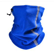 Load image into Gallery viewer, Neck Gaiters Winter Thermal Warm Scarf Reflective Strip Half Face Mask For Night Cycling Running Polar Fleece Bandana Neck Ear Warmer Gaiter