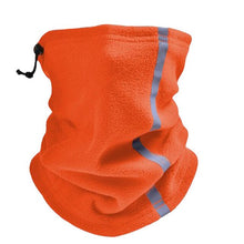 Load image into Gallery viewer, Neck Gaiters Winter Thermal Warm Scarf Reflective Strip Half Face Mask For Night Cycling Running Polar Fleece Bandana Neck Ear Warmer Gaiter