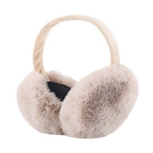 Load image into Gallery viewer, Winter Warm Earmuffs cute Plush Fur headphones fashion unisex ear warmer solid Color Girls Headband Ear Muff Ear Cover