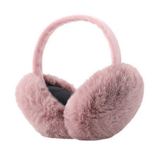 Load image into Gallery viewer, Winter Warm Earmuffs cute Plush Fur headphones fashion unisex ear warmer solid Color Girls Headband Ear Muff Ear Cover