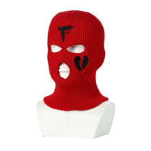 Load image into Gallery viewer, Winter Women Knitted Hat Full Face Cover Ski Mask Hat 3 Holes Balaclava Hood Motorcycle Army Tactical Caps Men Beanies Bonnet