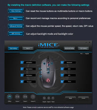 Load image into Gallery viewer, Wired Gaming Mosue Gamer Computer Mouse Ergonomic Mause USB Mouse 8 Keys Customizable 8D 7200 DPI LED Gaming Mice For PC Gamer