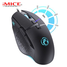 Load image into Gallery viewer, Wired Gaming Mosue Gamer Computer Mouse Ergonomic Mause USB Mouse 8 Keys Customizable 8D 7200 DPI LED Gaming Mice For PC Gamer
