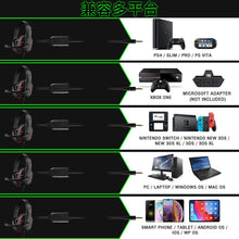 Load image into Gallery viewer, Wired gaming Headphones Gamer Headset with Microphone for Computer,Laptop,PS4 Play Station 4, Nintendo Switch,Tablet