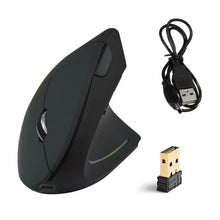Load image into Gallery viewer, Wireless Mouse Vertical Gaming Mouse USB Computer Mice Ergonomic Desktop Upright Game Mouse 1600DPI For PC Laptop