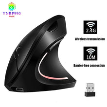 Load image into Gallery viewer, Wireless Vertical Gaming Mouse Ergonomic Mouse Optical 800 1200 1600 DPI 6 Buttons Gaming Mouse For Computer Laptop Mouse Gamer