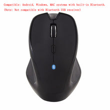 Load image into Gallery viewer, Wireless mouse 1600DPI 6 Buttons Adjustable Receiver Optical Computer Mouse BT 5.2 Ergonomic Mice For mi pad 4