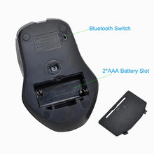 Load image into Gallery viewer, Wireless mouse 1600DPI 6 Buttons Adjustable Receiver Optical Computer Mouse BT 5.2 Ergonomic Mice For mi pad 4
