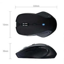 Load image into Gallery viewer, Wireless mouse 1600DPI 6 Buttons Adjustable Receiver Optical Computer Mouse BT 5.2 Ergonomic Mice For mi pad 4