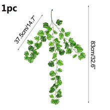 Load image into Gallery viewer, Wisteria Artificial Flower Vine Ivy Leaf Garland Silk Rose Flowers Rattan String Vine Wedding Arch Flower Home Garden Decoration