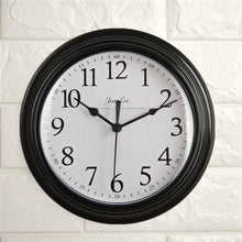 Load image into Gallery viewer, Wall Clock White Minimalism Classic Nordic Thick Border Quiet Modern Design Hanging Horloges Bedroom Living Room Home Decor