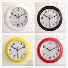Load image into Gallery viewer, Wall Clock White Minimalism Classic Nordic Thick Border Quiet Modern Design Hanging Horloges Bedroom Living Room Home Decor