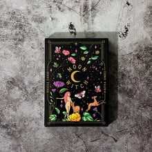 Load image into Gallery viewer, Witch'S Familiar Runic Oracle 24 Card Indie Tarot Deck Runes Rune Cards Animal Oracle Animal Viking Runes Tarot Deck Light Seer