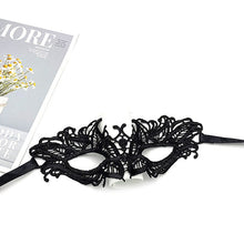 Load image into Gallery viewer, Women Hollow Lace Masquerade Face Mask Sexy Cosplay Prom Party Props Costume Halloween Masquerade Mask Nightclub Queen Eye Mask