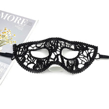 Load image into Gallery viewer, Women Hollow Lace Masquerade Face Mask Sexy Cosplay Prom Party Props Costume Halloween Masquerade Mask Nightclub Queen Eye Mask