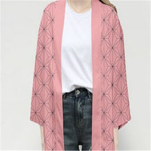 Load image into Gallery viewer, Women/Men Summer Casual Cool Streetwear Demon Slayer Kimetsu no Yaiba 3D Printing Japanese Anime Kimono Haori Yukata Cosplay
