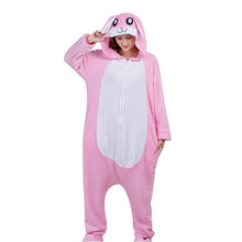 Load image into Gallery viewer, Women Pajamas Flannel Zippers Cartoon Kigurumi Onesie For Adult Men Animal One-Piece Pijamas Girls Cosplay Costume XXL 180-200CM