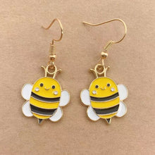 Load image into Gallery viewer, Women'S Dripping Alloy Earrings Custom Cute Girl Gift Pendant Earrings Children'S Cartoon Animal Rabbit Puppy Jewelry Accessorie