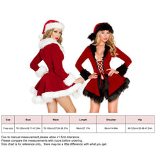 Load image into Gallery viewer, Women Santa Claus Costume Santa Hat with Sexy Dress Party Props New Womens Santa Claus Costume, Christmas Hat, Christmas Dress
