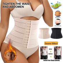 Load image into Gallery viewer, Shapewear Women Waist Trainer Body Shaper Belt Slimming Sheath Belly Reducing Shaper Tummy Sweat Workout Shaper Corset