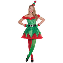 Load image into Gallery viewer, Women's Christmas Tree Costumes Xmas Party Cosplay Green elf Suit