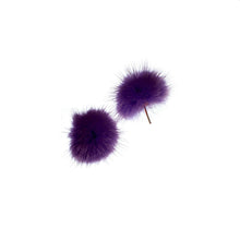 Load image into Gallery viewer, Women's Fashion Furry Fluffy Ball Stud Earrings Girls Trendy Sweet Jewelry women accessories