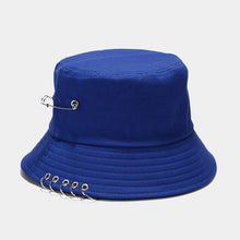 Load image into Gallery viewer, Women's bucket hat Ring Cute Women Flat Fashion Black Bob Hat Hip Hop Fishing Cap Summer Panama Fisherman Streetwear New Cap