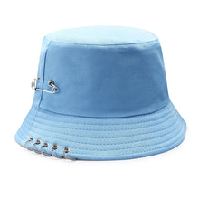 Load image into Gallery viewer, Women's bucket hat Ring Cute Women Flat Fashion Black Bob Hat Hip Hop Fishing Cap Summer Panama Fisherman Streetwear New Cap
