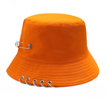 Load image into Gallery viewer, Women's bucket hat Ring Cute Women Flat Fashion Black Bob Hat Hip Hop Fishing Cap Summer Panama Fisherman Streetwear New Cap