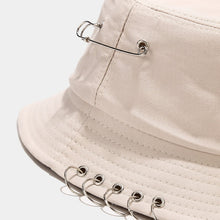 Load image into Gallery viewer, Women's bucket hat Ring Cute Women Flat Fashion Black Bob Hat Hip Hop Fishing Cap Summer Panama Fisherman Streetwear New Cap
