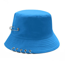 Load image into Gallery viewer, Women's bucket hat Ring Cute Women Flat Fashion Black Bob Hat Hip Hop Fishing Cap Summer Panama Fisherman Streetwear New Cap