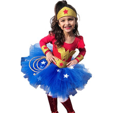Load image into Gallery viewer, Wonder Girl Costume Dress Superhero Costume Children Halloween Costume for Kids