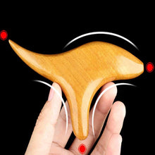 Load image into Gallery viewer, Wood Therapy Massage Reflexology Tools, Widely Used as Head Neck Hand Waist Calf Leg Foot Triangle Massager Wooden SPA Tool