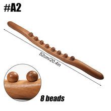 Load image into Gallery viewer, Wooden Scraping Stick Muscle Relaxation Massage Tool for Back Shoulder Neck Waist Leg Lymphatic Drainage Guasha Massage Therapy