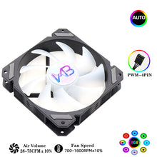 Load image into Gallery viewer, Cooling Fan For Computer Case CPU Cooling Cooler Ventilador 12V DC Adjust Fan Speed