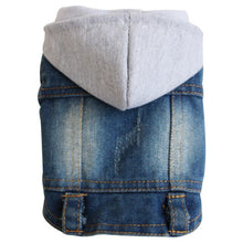 Load image into Gallery viewer, XS-2XL Denim Dog Clothes Cowboy Pet Dog Coat Puppy Clothing For Dogs Jeans Jacket Dog Vest Coat Puppy Outfits Cat Clothes