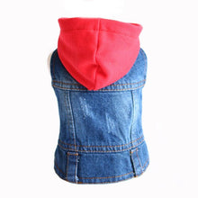 Load image into Gallery viewer, XS-2XL Denim Dog Clothes Cowboy Pet Dog Coat Puppy Clothing For Dogs Jeans Jacket Dog Vest Coat Puppy Outfits Cat Clothes