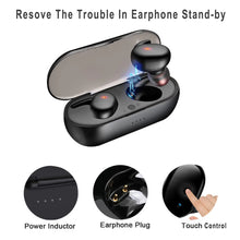 Load image into Gallery viewer, Earphone Earloop Earbuds Stereo Bluetooth Headset Wireless Sport Earpiece Handsfree With Mic For All Smart Phones