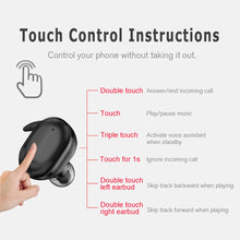 Load image into Gallery viewer, Earphone Earloop Earbuds Stereo Bluetooth Headset Wireless Sport Earpiece Handsfree With Mic For All Smart Phones
