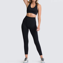 Load image into Gallery viewer, Yoga Sets Women's Leggings + Bras Woman Gym Clothing Sports Suits