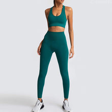 Load image into Gallery viewer, Yoga Sets Women's Leggings + Bras Woman Gym Clothing Sports Suits