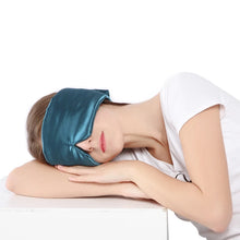 Load image into Gallery viewer, Silk 3D Sleep Mask Natural Sleeping Eye Mask Eyeshade Cover Shade Eye Patch Women Men Soft Portable Blindfold Travel Eyepatch