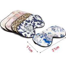 Load image into Gallery viewer, Silk Cotton Sleep Mask Natural Fast Sleeping Memory Eyeshade Cover Shade Patch Eye Mask Soft Portable Blindfold Travel Eyepatch