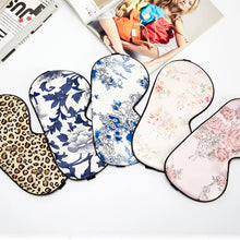 Load image into Gallery viewer, Silk Cotton Sleep Mask Natural Fast Sleeping Memory Eyeshade Cover Shade Patch Eye Mask Soft Portable Blindfold Travel Eyepatch