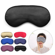 Load image into Gallery viewer, Silk Sleep Eye Mask Padded Shade Eye Cover Patch Sleeping Mask Eyemask Blindfolds Travel Relax Rest Women Men