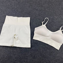 Load image into Gallery viewer, Yoga Bra Crop top Sport Bra Workout Outfit Seamless Polyester Gym Set