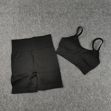 Load image into Gallery viewer, Yoga Bra Crop top Sport Bra Workout Outfit Seamless Polyester Gym Set